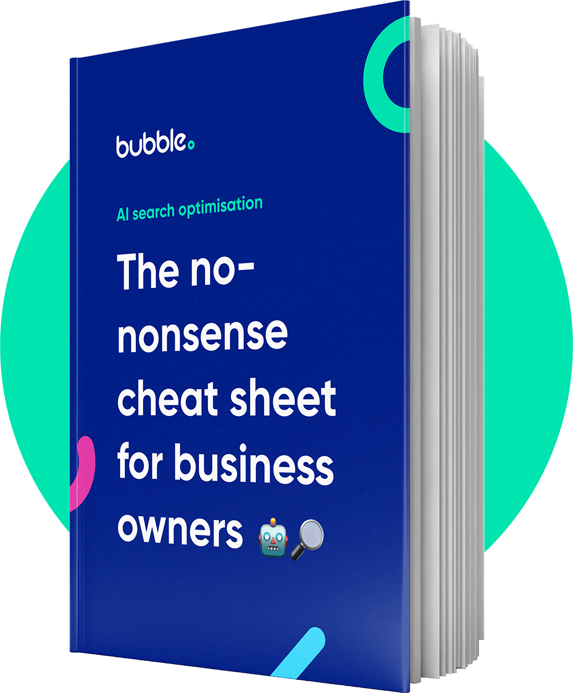 How to optimise your website for AI search eBook mockup